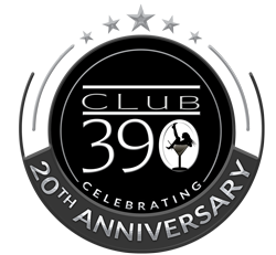 Club 390 20th Anniversary logo