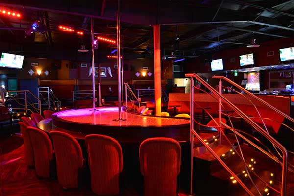 Club 390 Interior: one of three stages