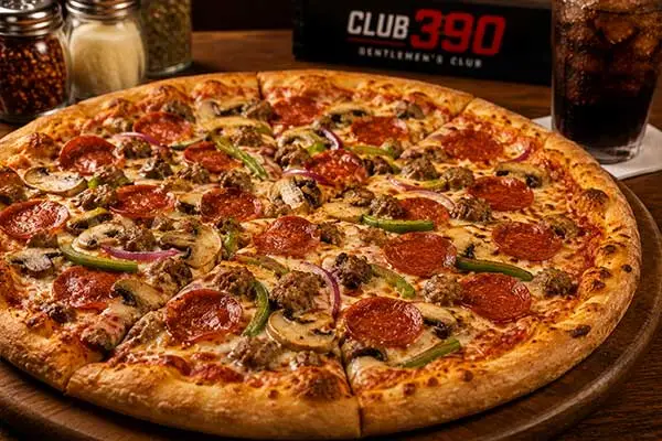 Complimentary Pizza from 12-5 PM on Fridays.