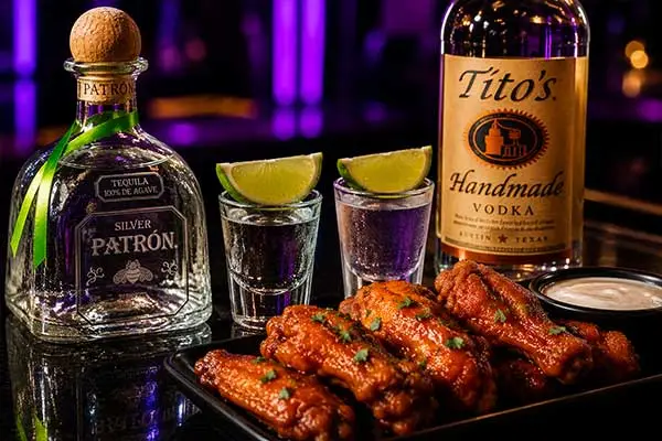 Thursday Special: $7 Titos, $7 Patron Shots and $7 Wings