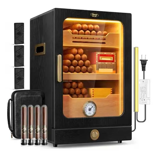 Tesonway Cigar Humidor, Desktop Cigar Humidor